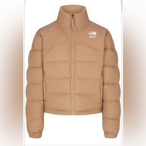 SKIMS Tan Puffer Jacket- color Ochre